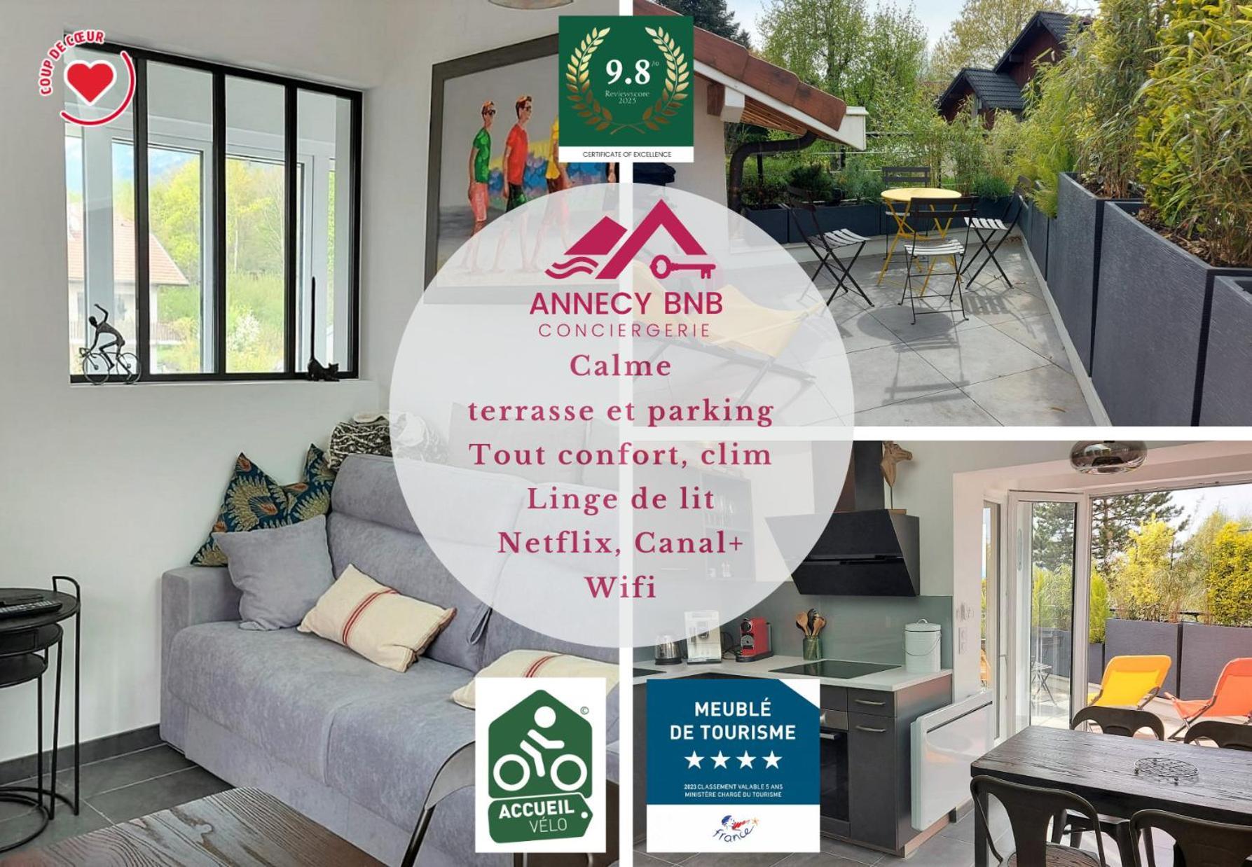 Le Refuge, 2 Personnes, 4 Etoiles Tout Confort Annecy Exterior foto